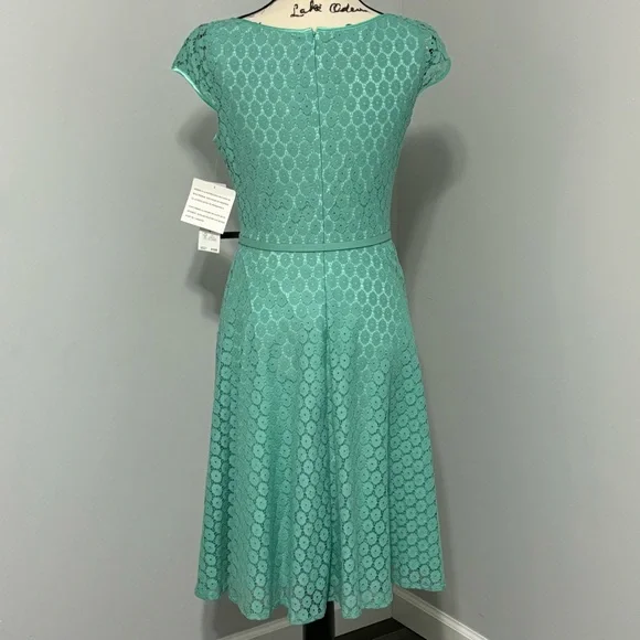 Evan-Picone cool mint Green dress, Women 6 NWT - Picture 2 of 9